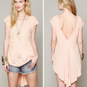 Free People New Romantics High Noon Boho Tunic Top
